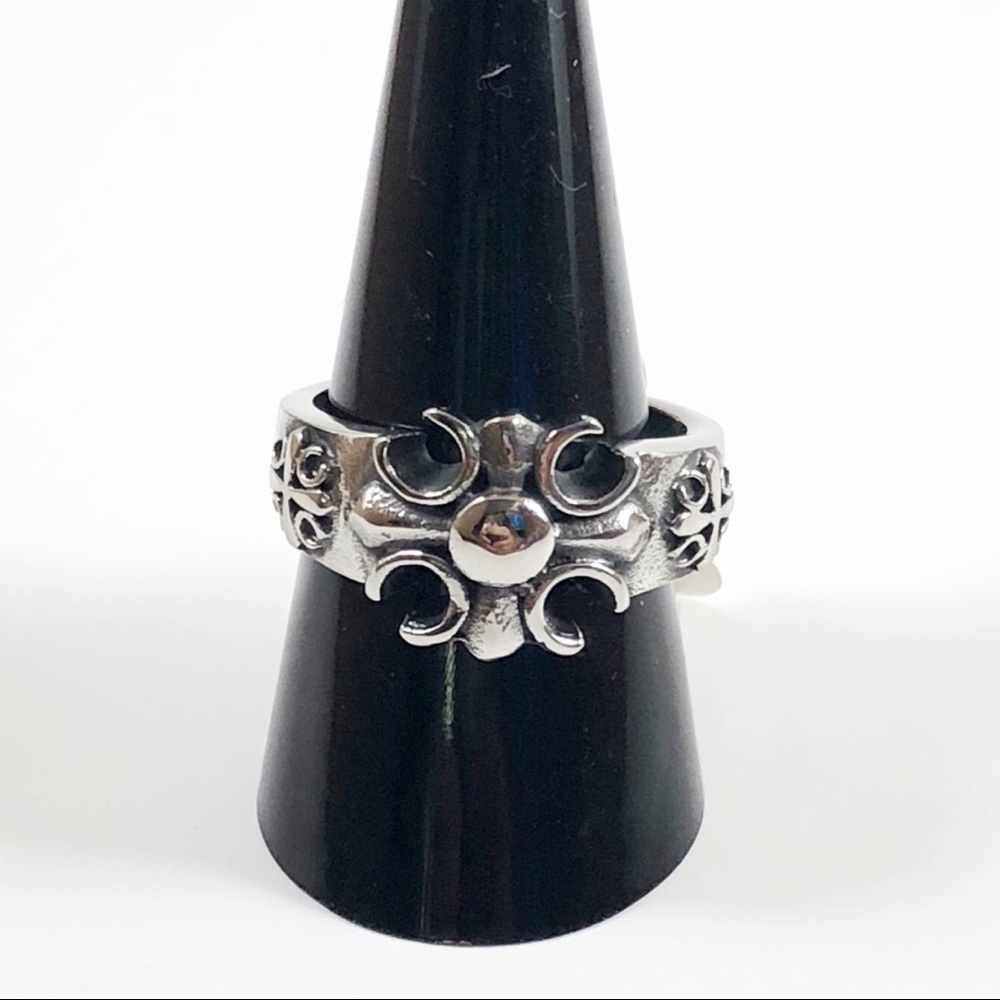 Women’s Stainless Steel Ring Cross Inspired